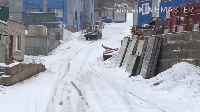 Работа на микрогрузовике