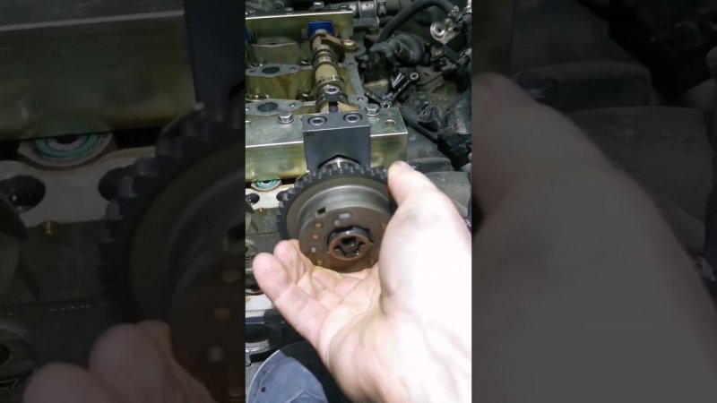 Поврежденная муфта ванос M274 Mercedes треск при пуске Мерседес M276 M271 M278 M156 M177 #мастерская