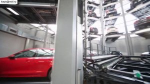 Фольксваген Центр Варшавка, многоэтажный паркинг, лифт