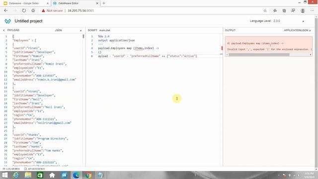 DataWeave Transformation (Include or Exclude fields) With MuleSoft смотреть онлайн
