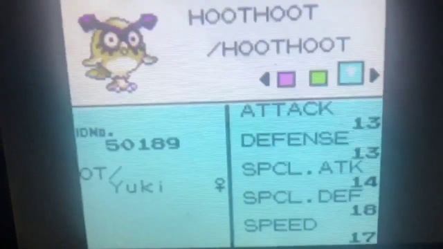 I git my self a shiny Hoothoot in pokemon crystal смотреть онлайн