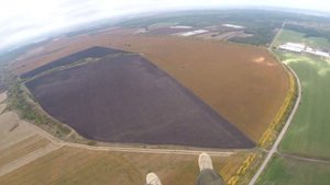 Полет на параплане. Использование акселератора.