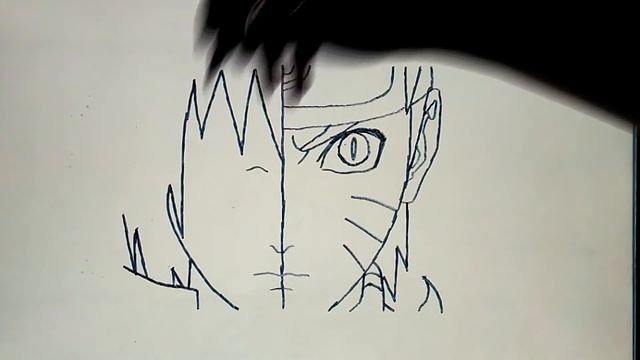 Как нарисовать Саске и наруто. Наруто. Рисуем и раскрашиваем.Познавательное рисование смотреть онлайн