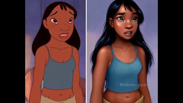 Персонажи Диснея с человеческим лицом смотреть онлайн