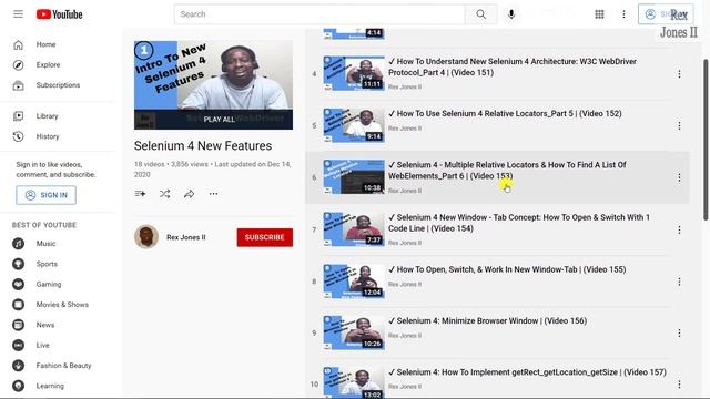 ✔ (PL 16) Selenium 4 New Features Playlist Introduction