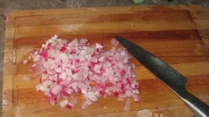 Советская окрошка с колбасой на кефире