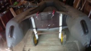 Универсальная тележка для лодки и мотора. (1 часть)