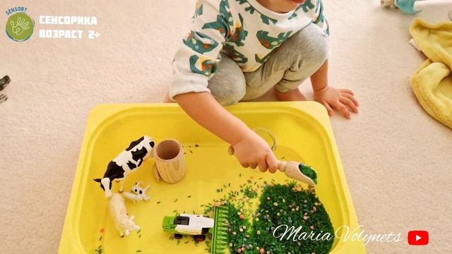 Развивающая сенсорная игра для детей в 2 года. Идея для занятий дома.