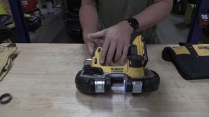 DEWALT DCS377 Atomic 20V Brushless 1-3/4" Compact Bandsaw Review