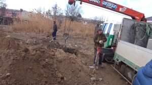 Монтаж канализационных колец