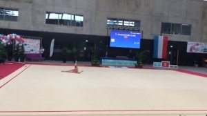 КРАМАРЕНКО ЛАЛА\LALA KRAMARENKO 2004 обруч Luxembourg Trophy 2016