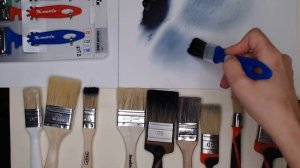 Рисуем сухой кистью.  Кисти строительные - какие лучше. Уроки рисования