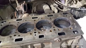 Шлифовка блока цилиндров Renault 2.5D dCi, без снятия с автомобиля