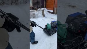 Погрузка мотобуксировщика в Ниву