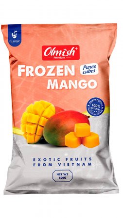 Mango Puree Cube / Замороженное пюре манго  в кубиках от компании Olmish Asia Food