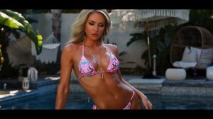 ANNA KATHARINA  Stunning Swimswear Videoshoot at Tropical Studio