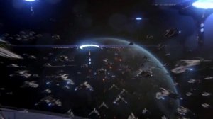 Mass Effect 3 Битва за Землю. Бой в космосе.