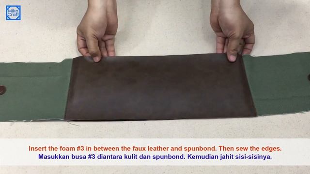 Men's Messenger Bag Tutorial - DIY Cara Membuat Tas Selempang Pria - Bag Making with Miko Craft смотреть онлайн