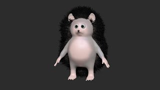 Создание 3d персонажа ежа в zbrush. Скульптинг. смотреть онлайн