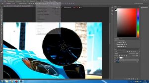 Как делать размытие колес в photoshop