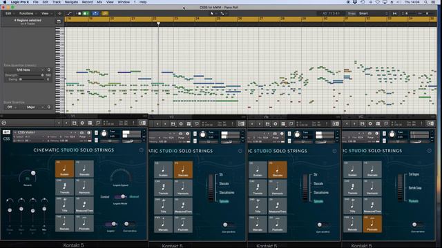 Cinematic Studio Solo Strings | String Quartet Demo