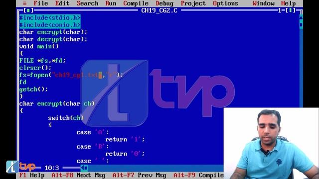 Let us C Solution | Chapter 19 | Exercise C g Encrypt and Decrypt file contents in C