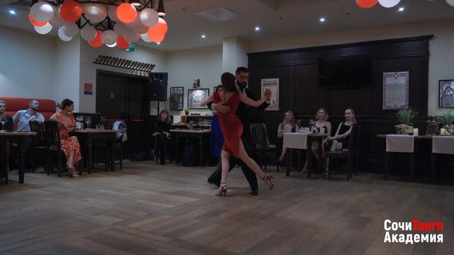 Damian Mechura & Elizaveta Tavrovskaya, Danza Maligna (Orq.Edgardo Donato).Sochi Tango Academy смотреть онлайн