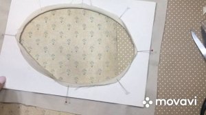 Оформляю вышивку своими руками, МК - овальное паспарту легко и недорого!