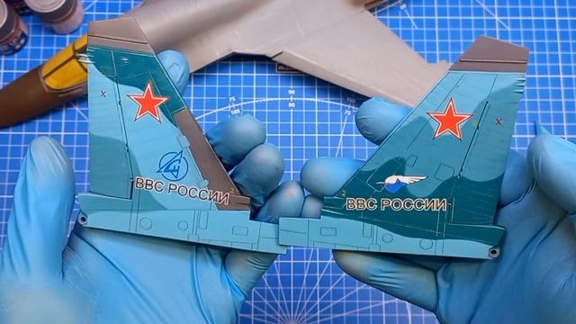 Постройка по Су-27 GWH 1-48. Су-34 Hobby Boss 1-48. смотреть онлайн