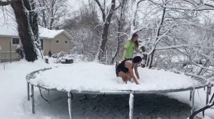 Зимняя закалка с детьми! #закаливаниезимой