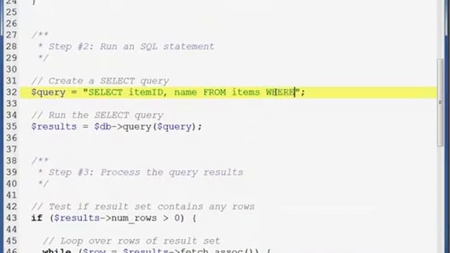 36  SELECT QUERIES from PHP Advanced PHP with MySQL Tutorial