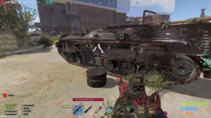 Кошмарный танк (ур.4) фарм в ДУО на сервере PVE Rust-Z