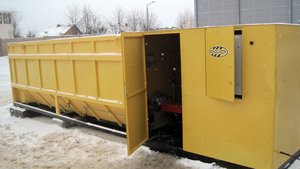 Снегоплавильная установка ОСА-21.10 на дизельном и газовом топливе