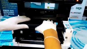 KYOCERA M3145 - COMO TROCAR O TONER E A GARRAFINHA.