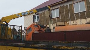 Работа на кран борте второй заказ