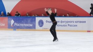 Первенство России среди юниоров 2019 Юнoши Короткая программа 9# Владислав ДИКИДЖИ СПБ