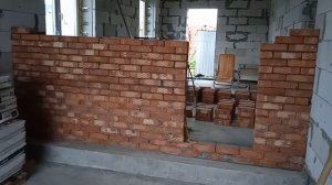 перегородки из кирпича_котельная_ч.1