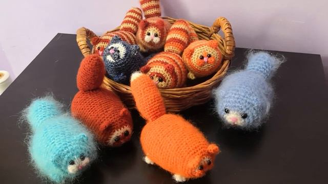 Вязовлог, кот батон#вязаниекрючком#игрушкиручнойработы работы
