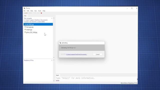 Raspberry Pi Pico Tutorial - DS1302 Real-time Clock