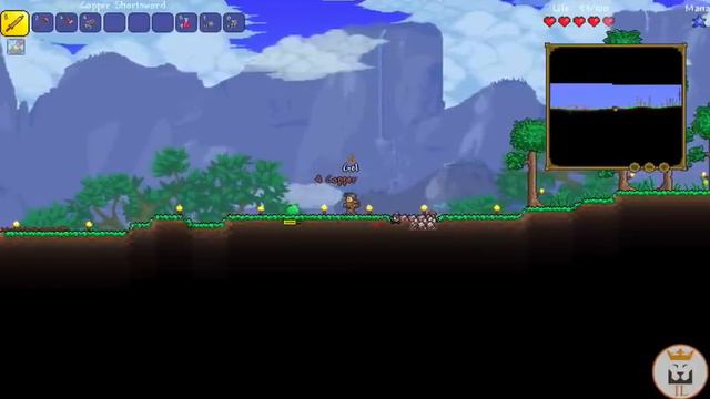 Let's Play Terraria Mac (1.3)- Gathering Ore! Episode 2 смотреть онлайн