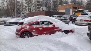 Попытка выезда из сугроба Ауди ТТ