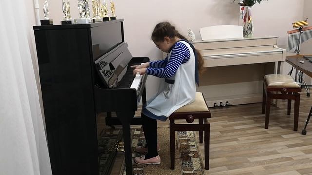 П. И. Чайковский, соч. №39 "Игра в лошадки". Марина Гайдей 10лет. смотреть онлайн