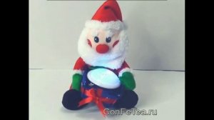 Музыкальная мягкая игрушка Дед Мороз астроном