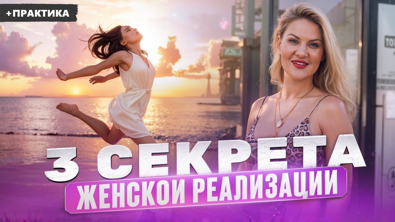 ЖЕНСКАЯ РЕАЛИЗАЦИЯ: как найти свое место в мире и освободиться от страхов?