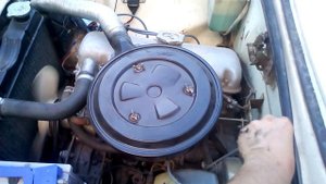 Работа двигателя Москвич 412 с БСЗ