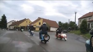 Rollertreffen sraz historických skútrů Čezeta + Druzeta- Hálův mlýn 8-11.6.2017