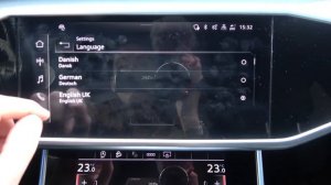 Как сменить язык системы в автомобиле AUDI A6 / Настройка языка в AUDI A6