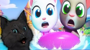 Аквапарк Говорящий котенок Том C ГОВОРЯЩИМ СУПЕР КОТОМ #5 ( ИГРА для ДЕТЕЙ )
