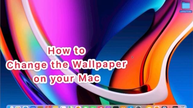 How To change Backgrounddesktop Wallpaper on your Mac  MacOS Big Sur