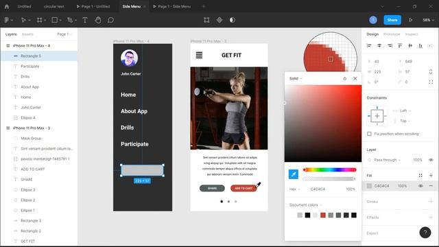 How To Make Figma Side Menu